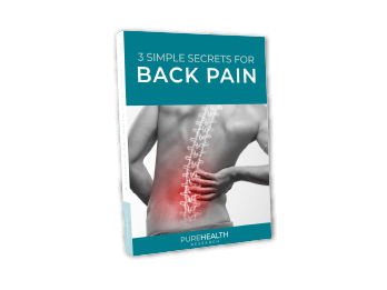 3 simple secrets<br>for back pain